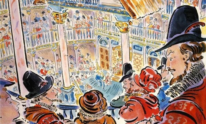 Audience at a Globe Theatre