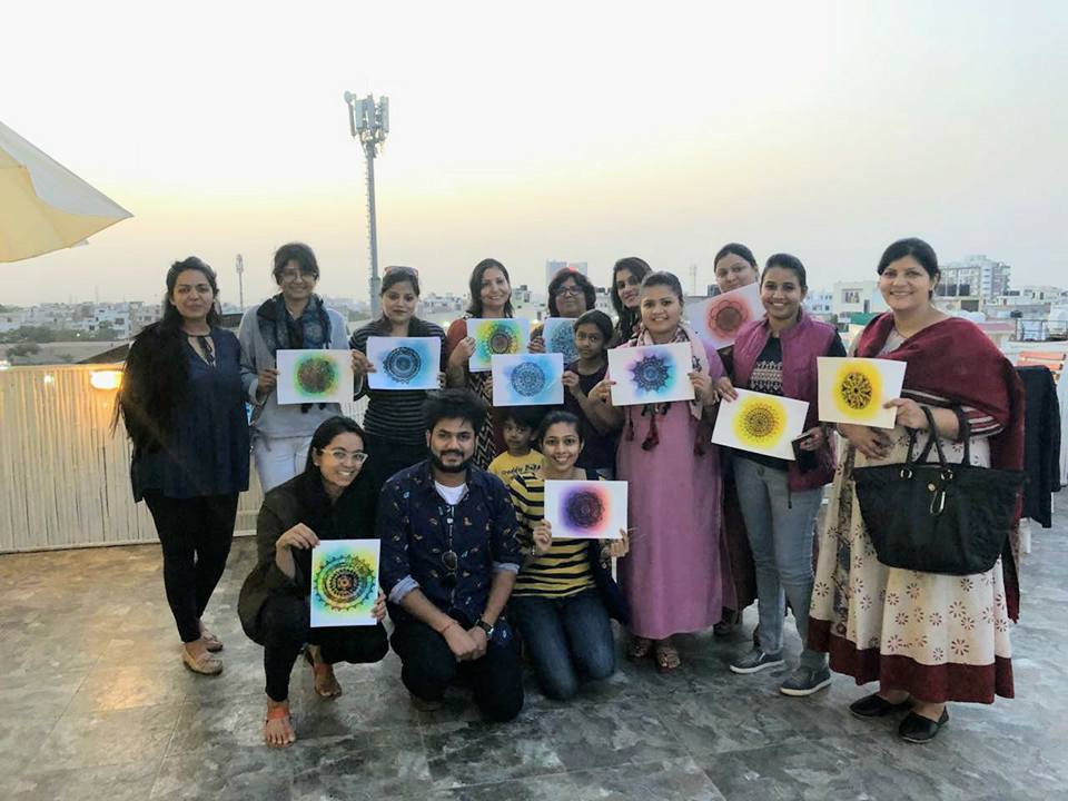 Learn How To Paint Galaxies In A Mandala Art Workshop With This Amazing Artist